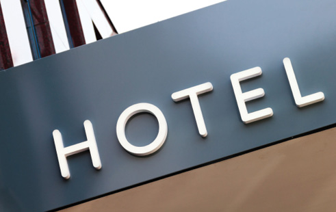 Hotel sign