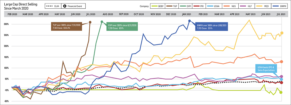 Large Cap Graph August 2021